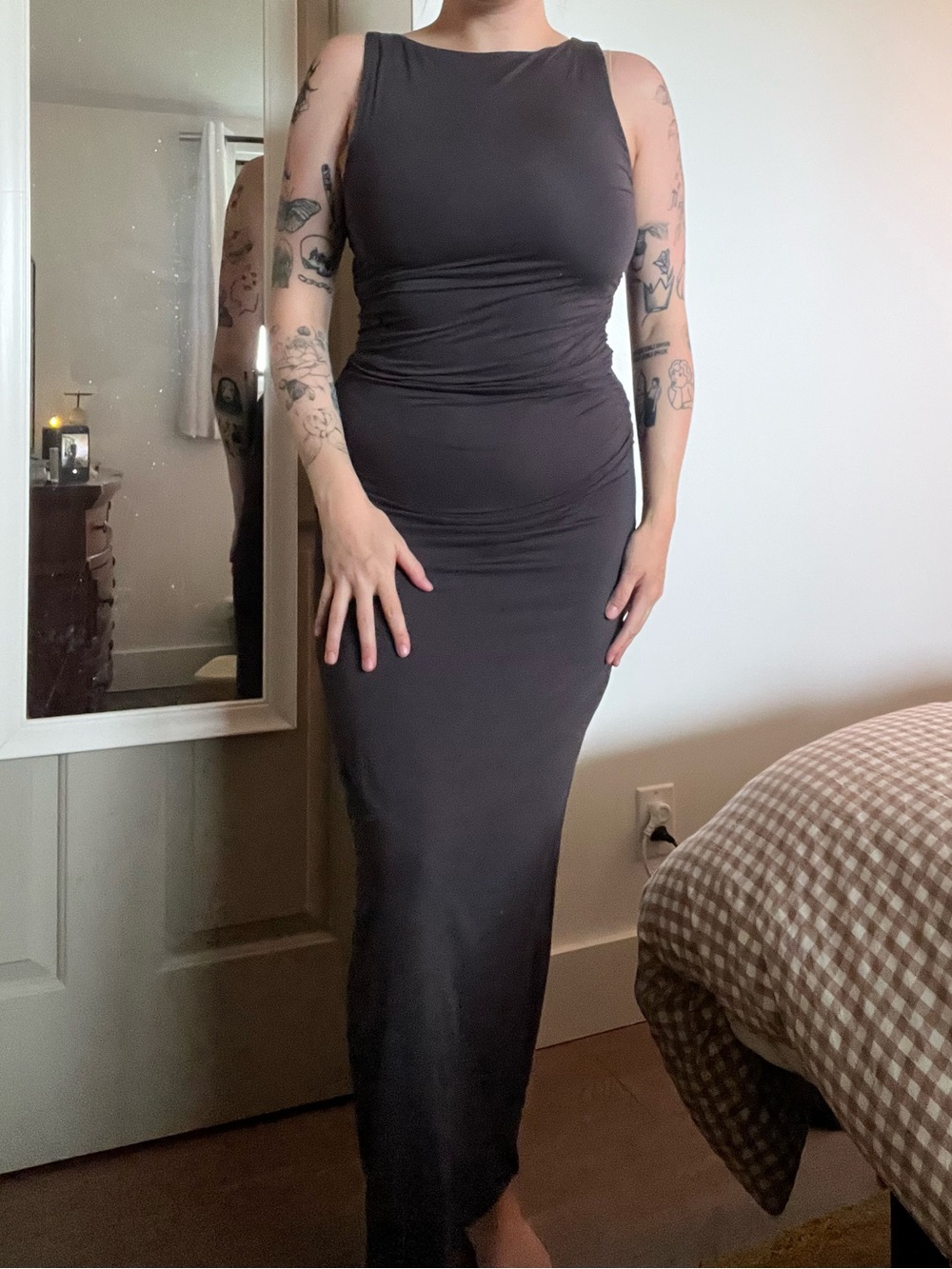 rag & bone Shirred Maxi Dress
